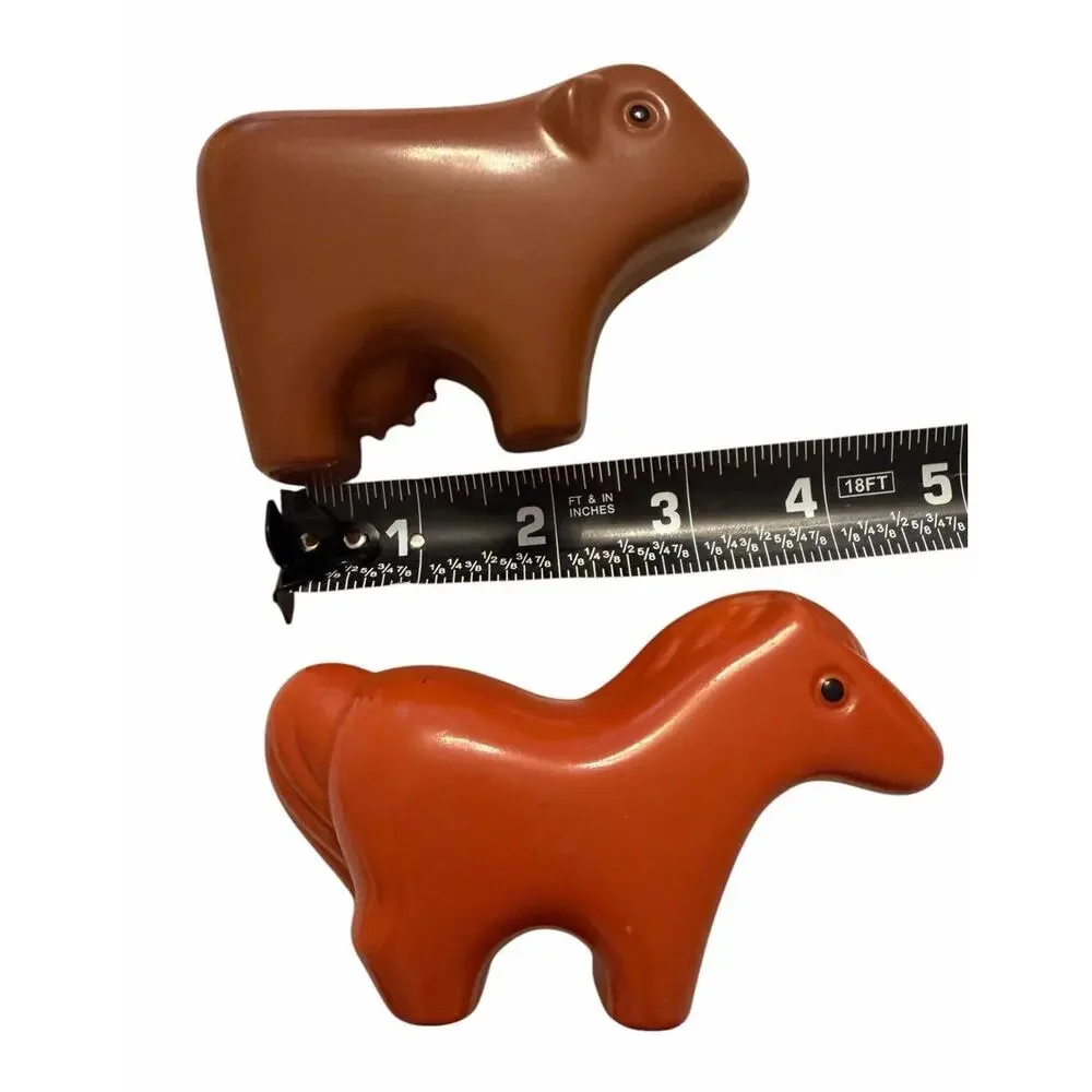 Vintage LITTLE TIKES Toddle Tots Replacement Animal Cow & Horse Farm Noah’s Ark